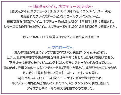 超次元ゲイムネプテューヌとは