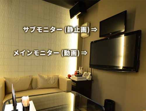 モニター広告はサブモニター(静止画)、メインモニター(動画)でプロモーション可能です。